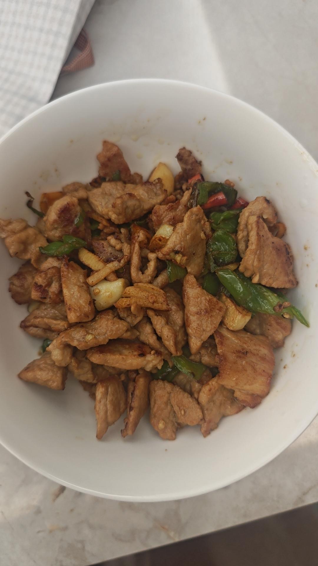 炒瘦肉的做法