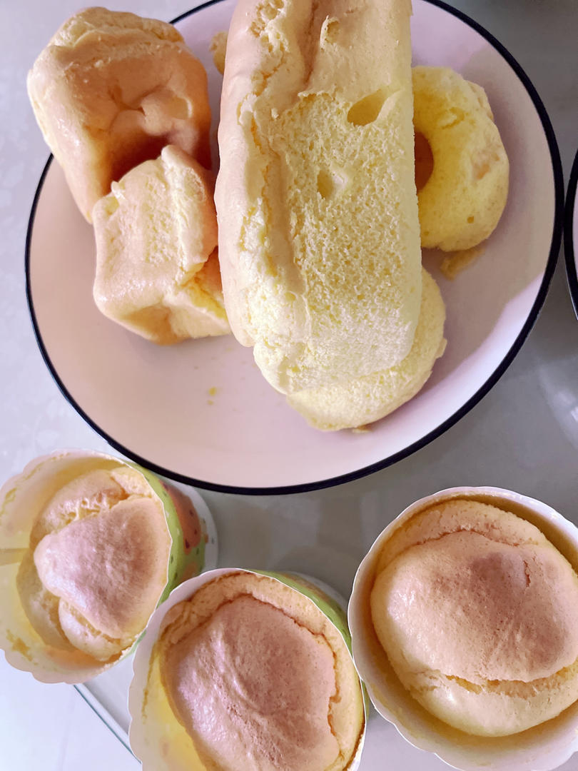 纸杯蛋糕 8寸戚风蛋糕的量