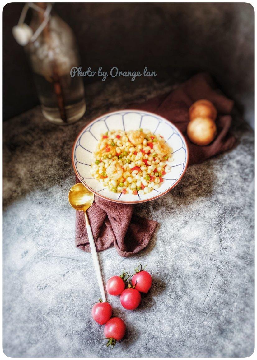 森亚美少女做的虾仁青豆雪芽食材包操作说明