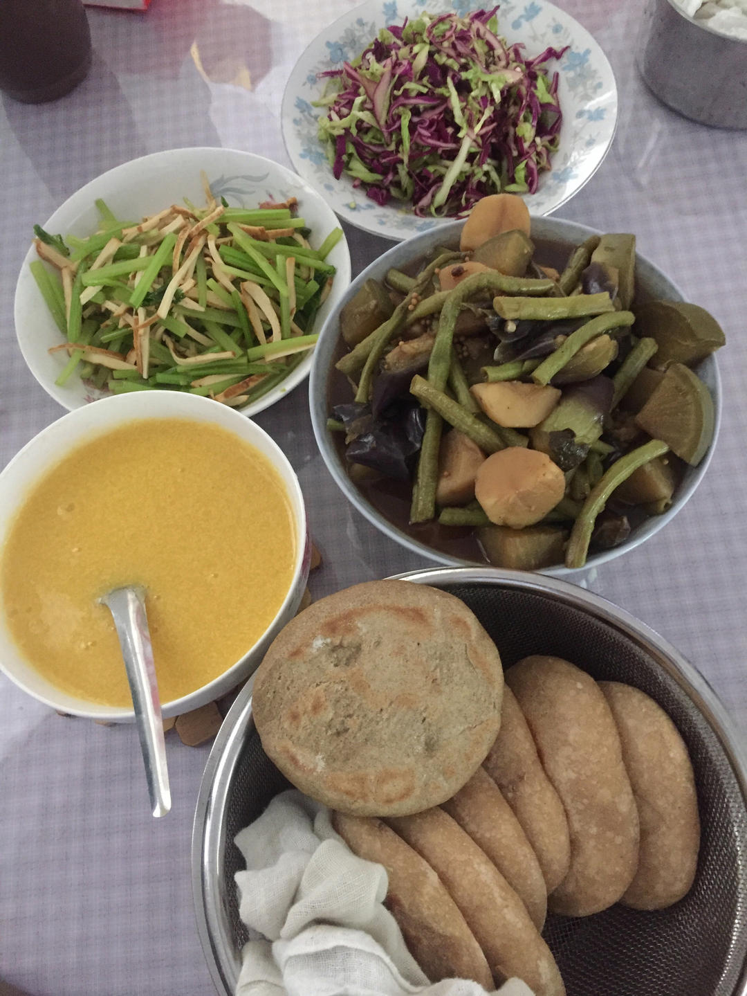 火烧/烧饼☝️中间片开放馅=菜夹馍✌️