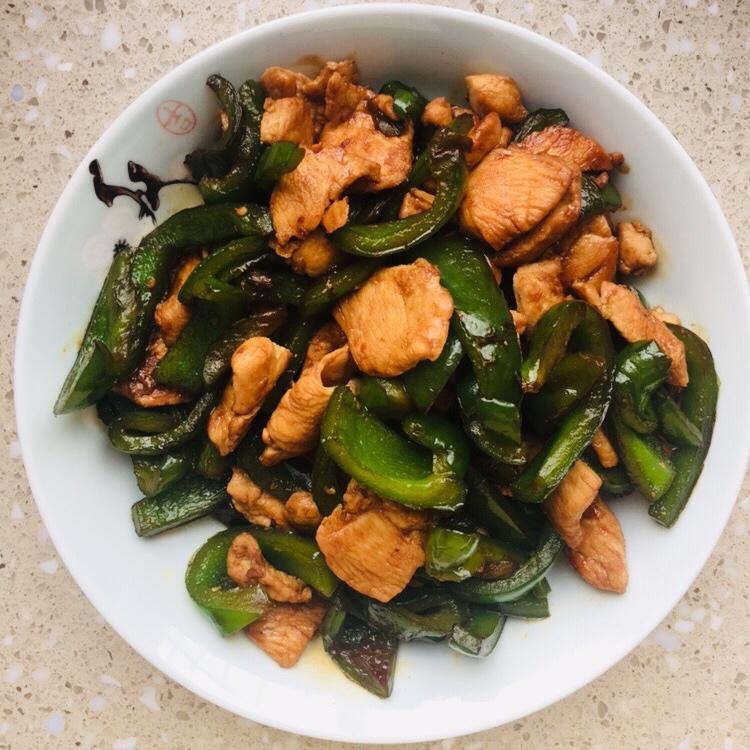 青椒炒鸡胸肉