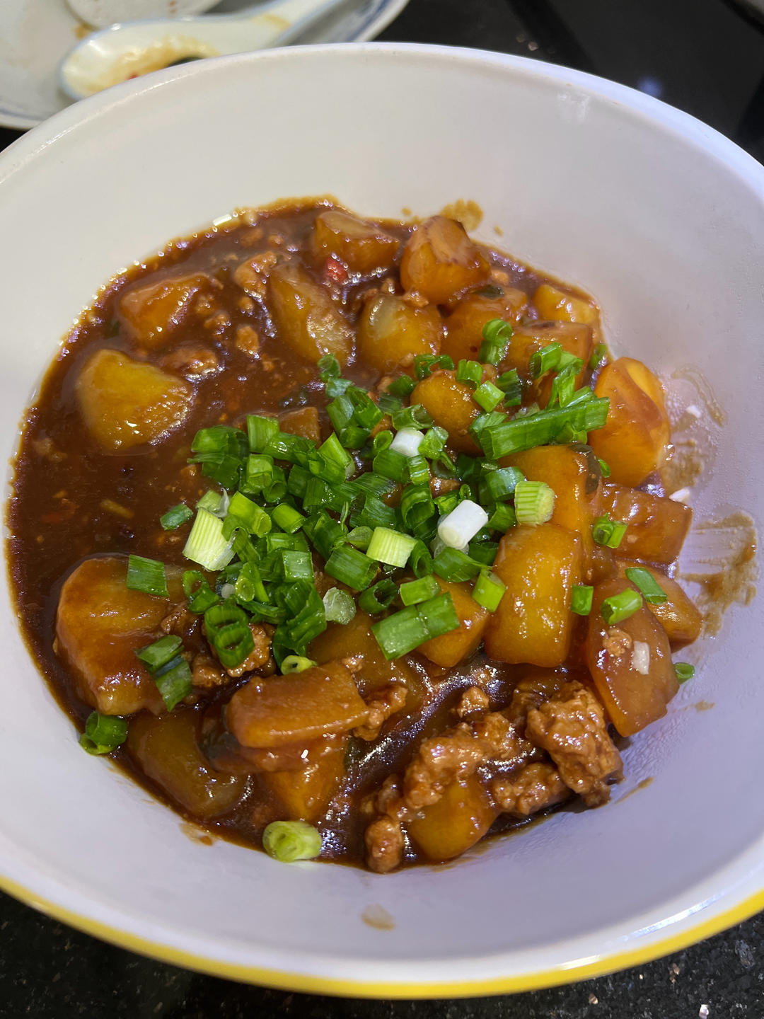 超级下饭的肉沫炒土豆！