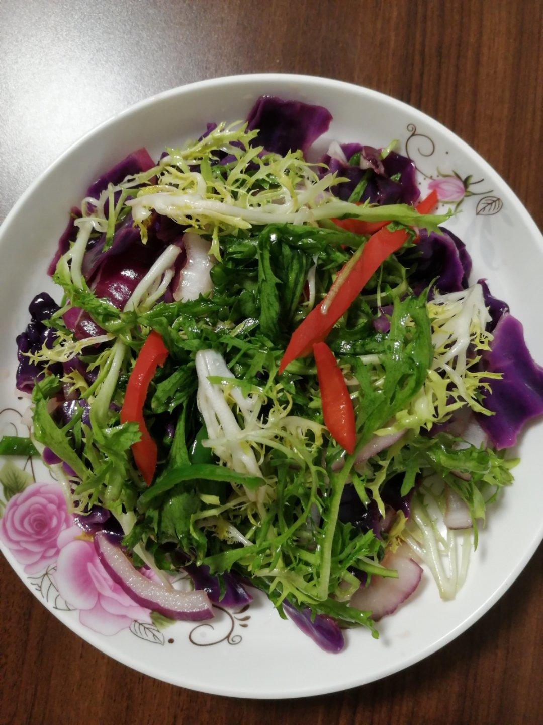 炝拌苦菊 凉拌的美味