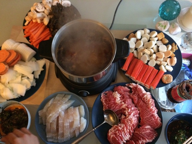 涮羊肉火锅