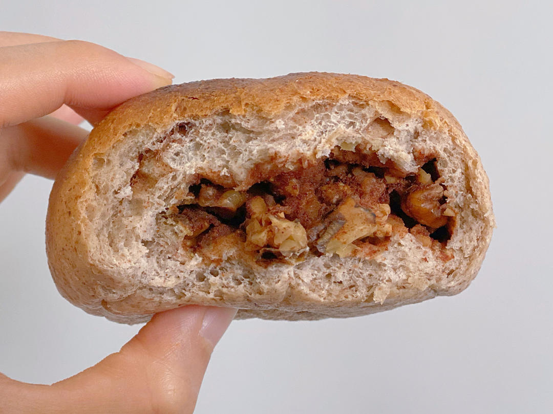 秋冬限定全麦黑糖核桃贝果