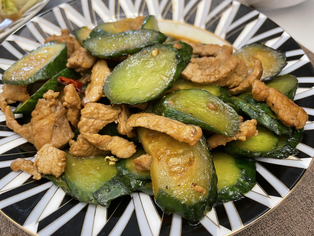 脆黄瓜炒肉