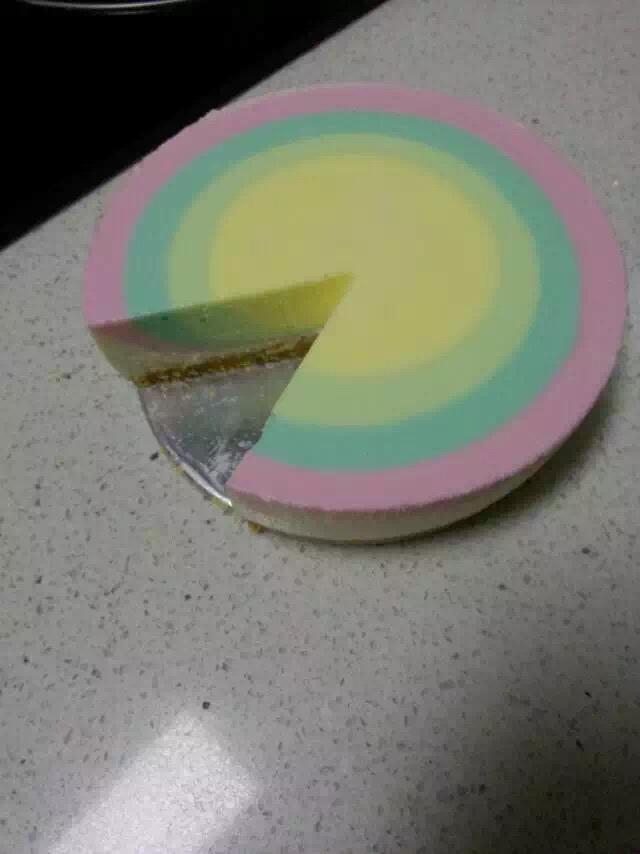 渐变抹茶慕斯蛋糕：我Amanda带着既美又作的抹茶甜点又来了！【曼食慢语】