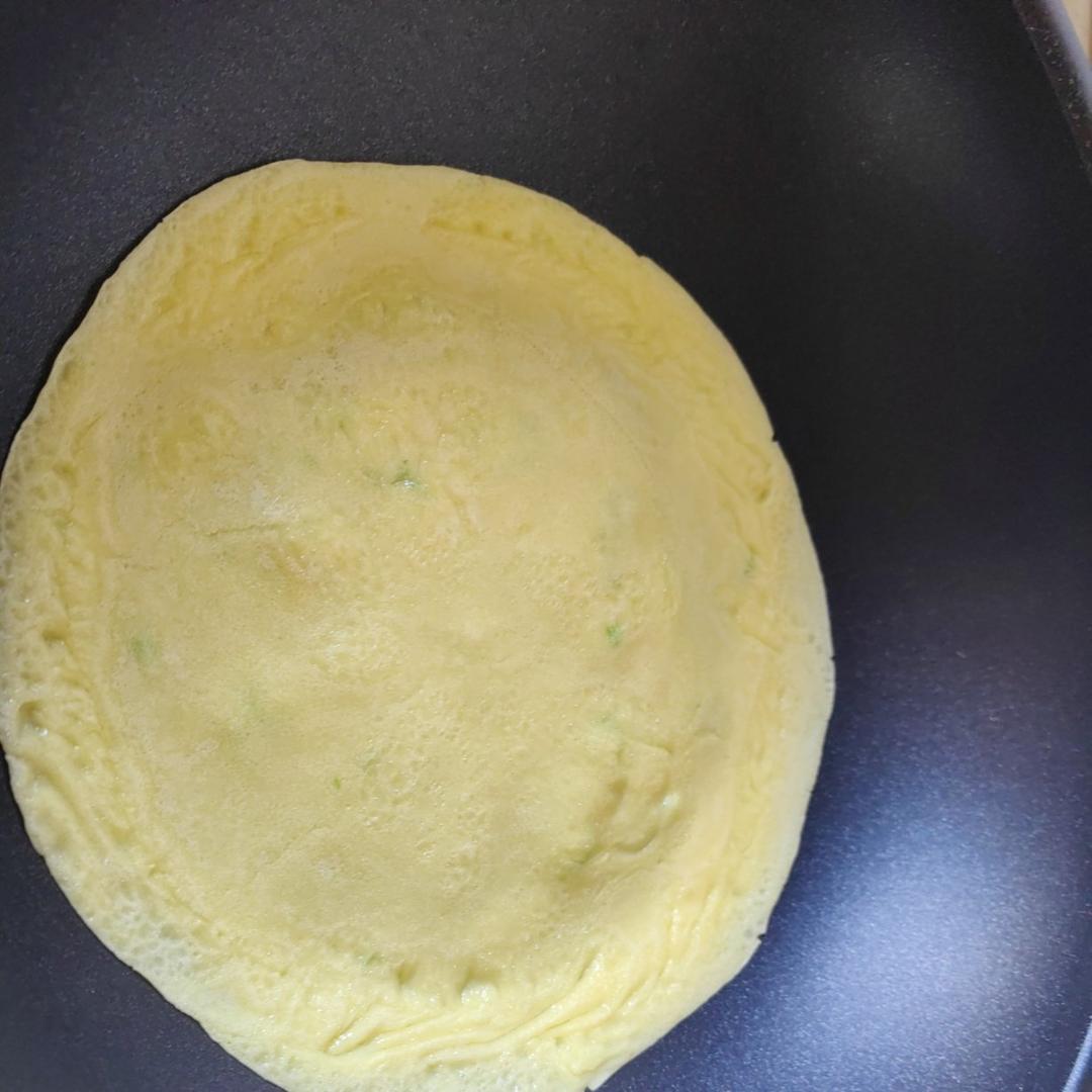 简单快手蔬菜鸡蛋煎饼