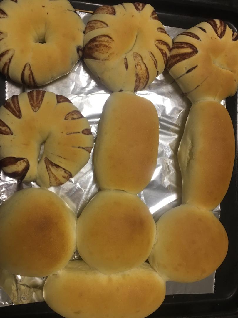 （手揉水合法）卷卷红豆面包🥯🥯（不需手套膜）