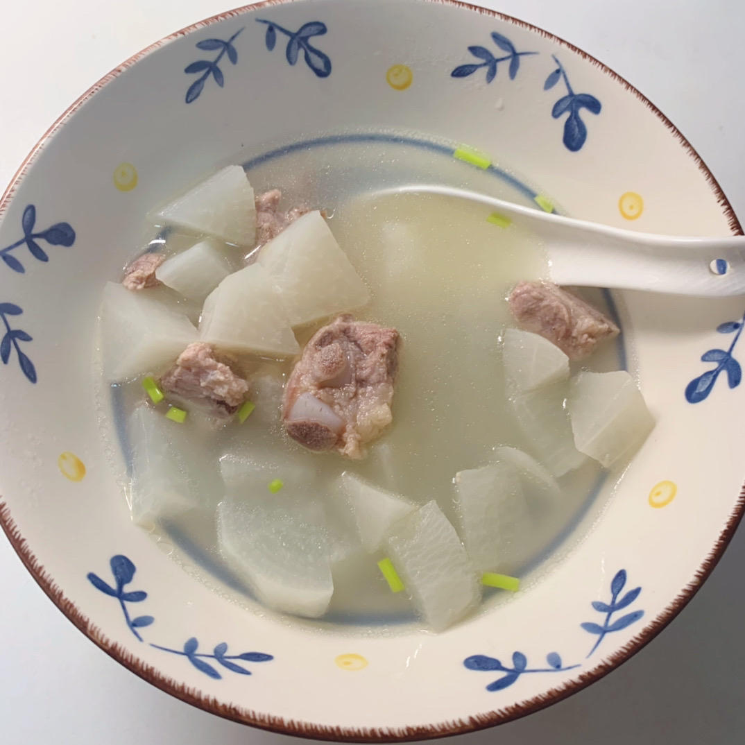 萝卜炖排骨-秋冬懒人汤