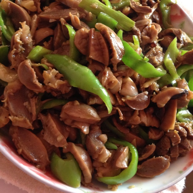 小米椒爆鸡胗