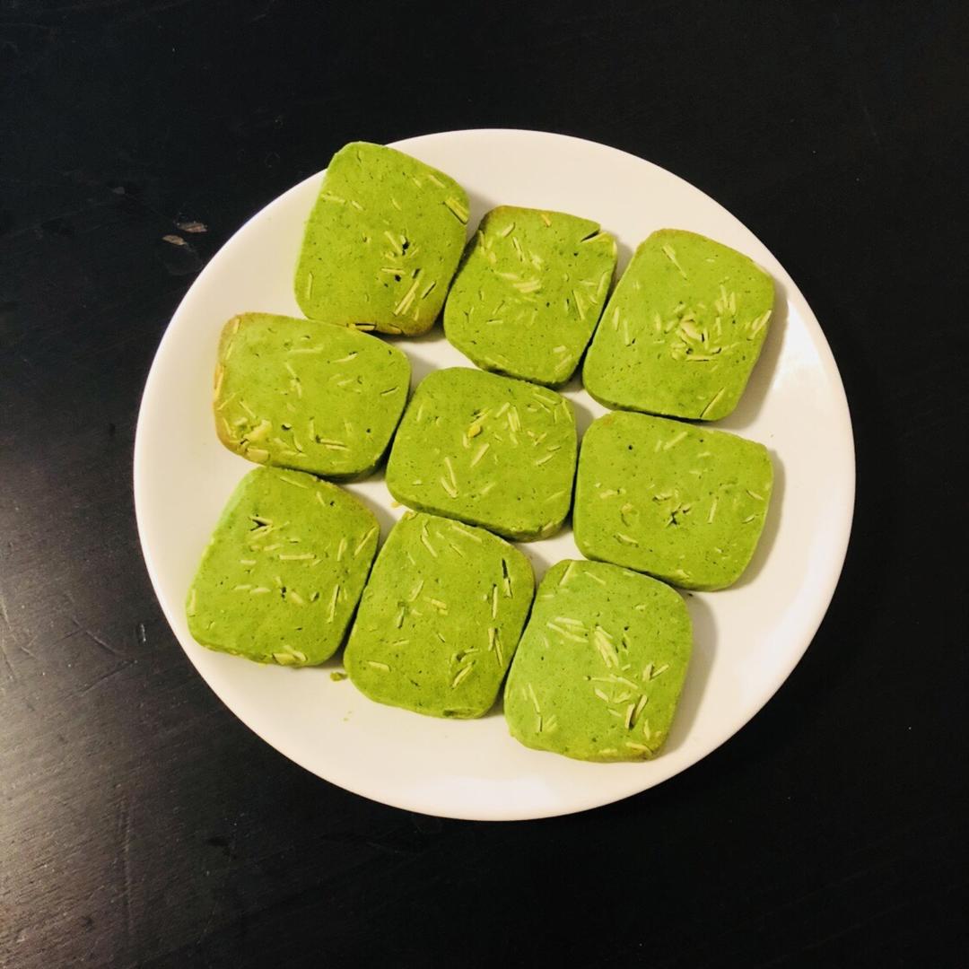 雷a呀-做的抹茶手作 | 抹茶杏仁饼干