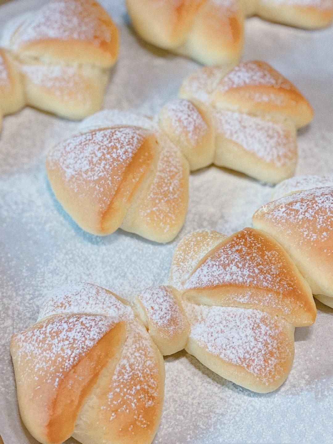 🎀新手友好—老阿姨的少女心蝴蝶结面包（多图详细）