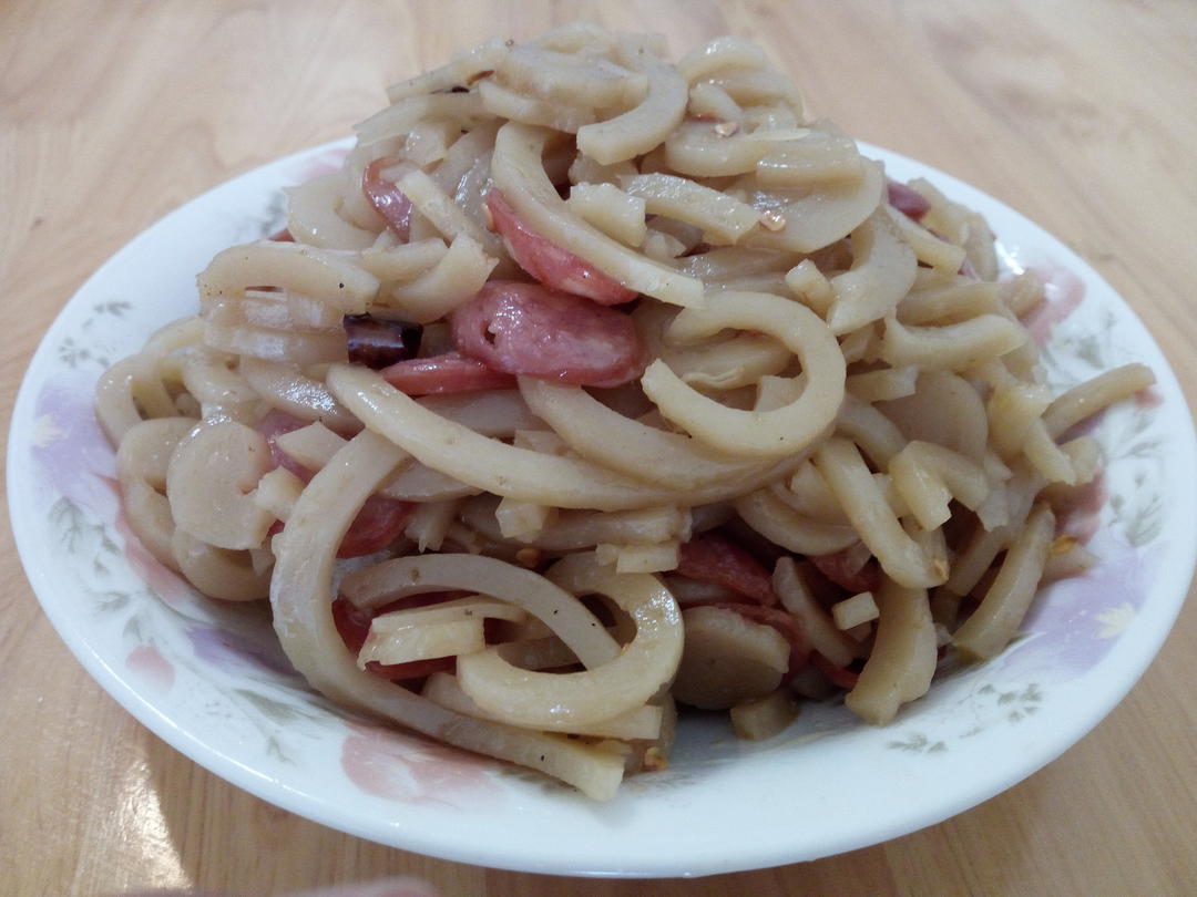 农家小炒鱼面