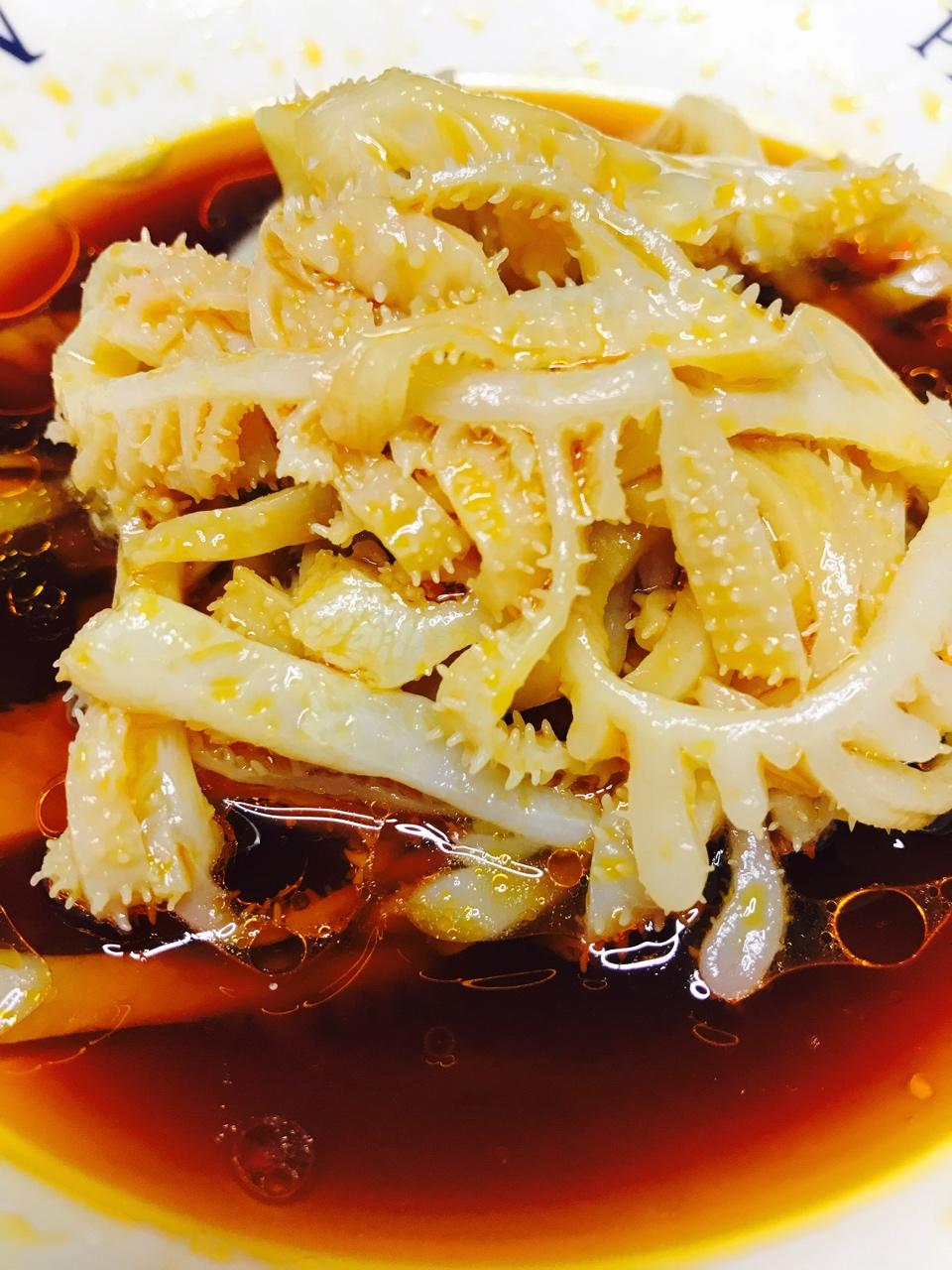 肉龙做的红油百叶