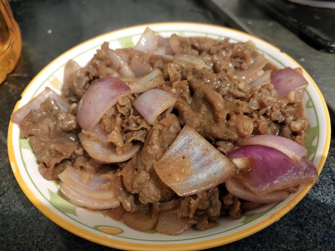 青椒洋葱炒牛肉丝