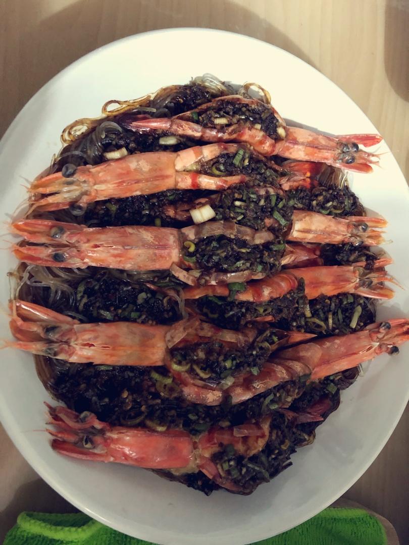 蒜蓉粉丝蒸虾
