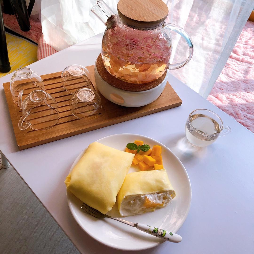 《Tinrry下午茶》教你做芒果班戟和芒果千层饼