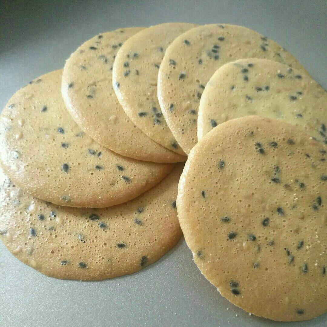 黑芝麻鸡蛋瓦片饼干 真材实料真滋味