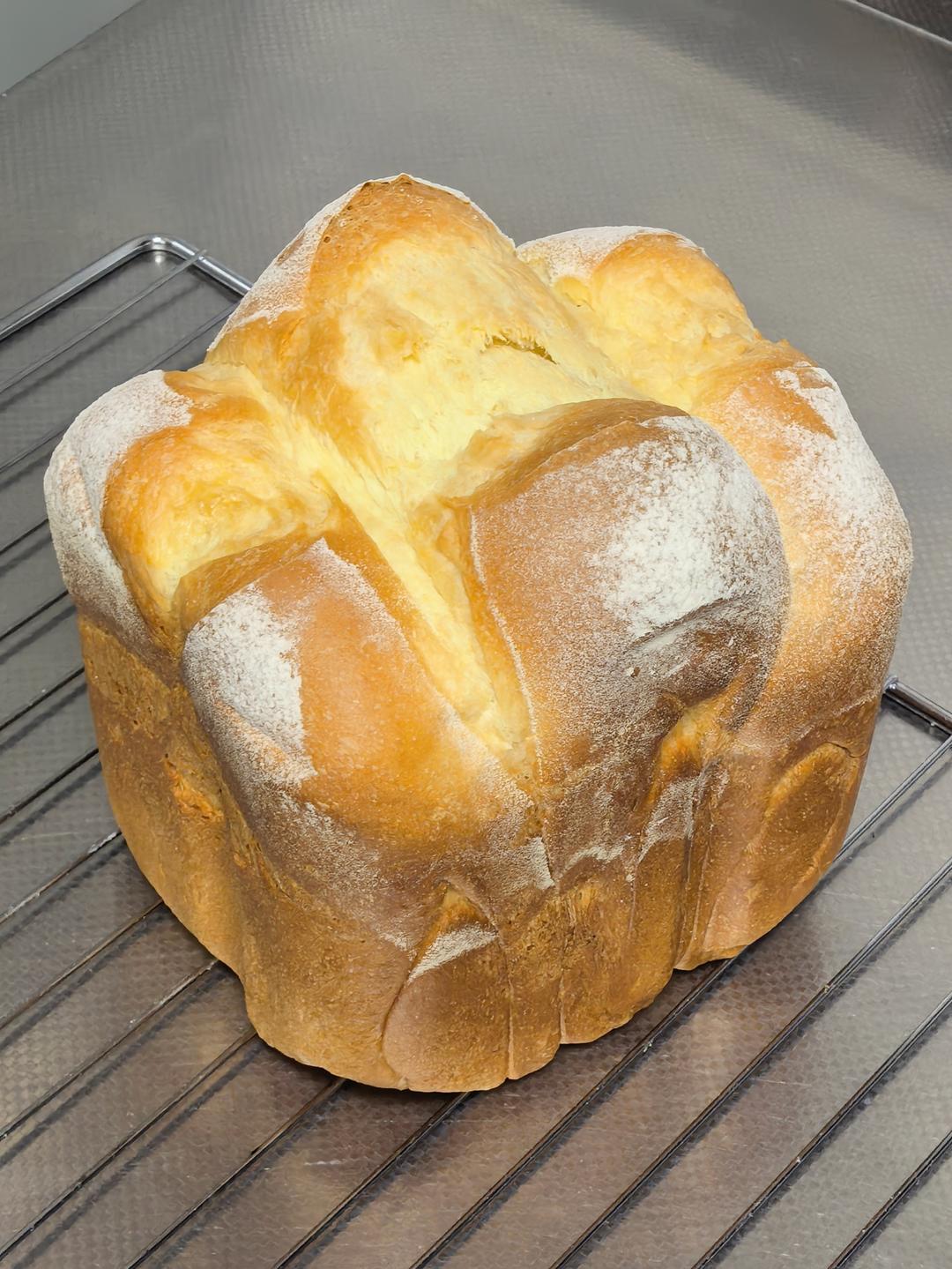 柏翠面包机-超软拉丝吐司面包一次性发酵