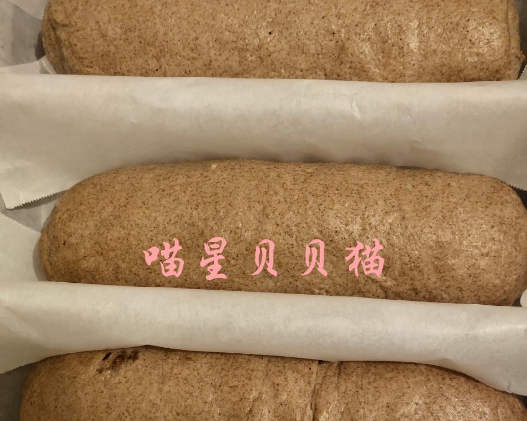 健身轻食：无油无糖高筋黑全麦粉欧包的做法 步骤6