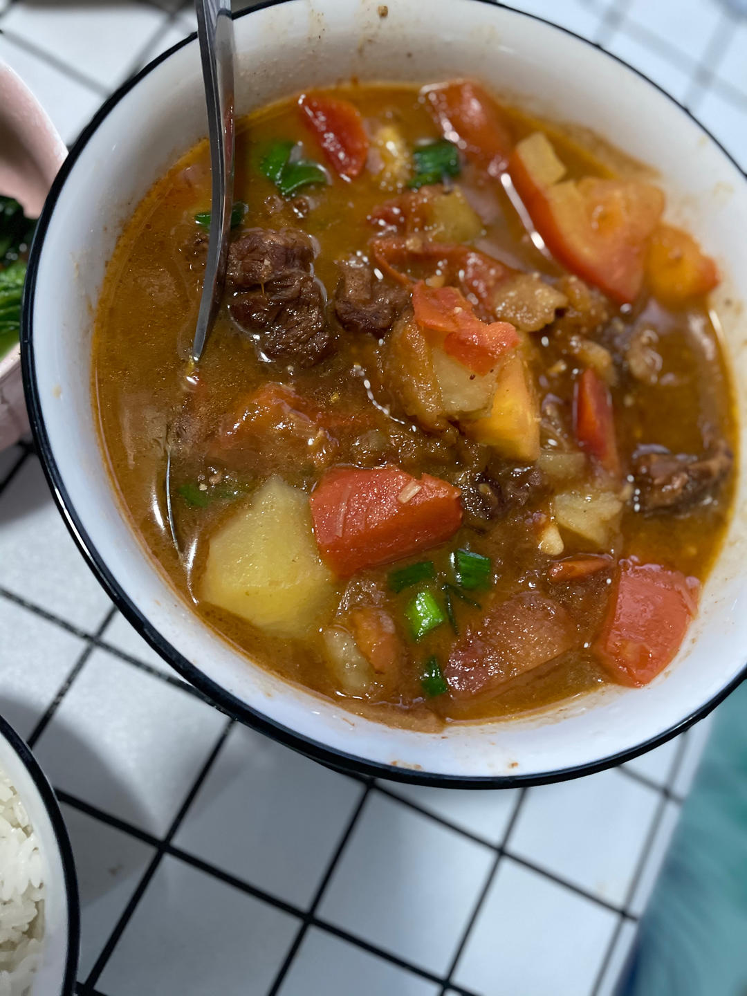 番茄土豆炖牛腩