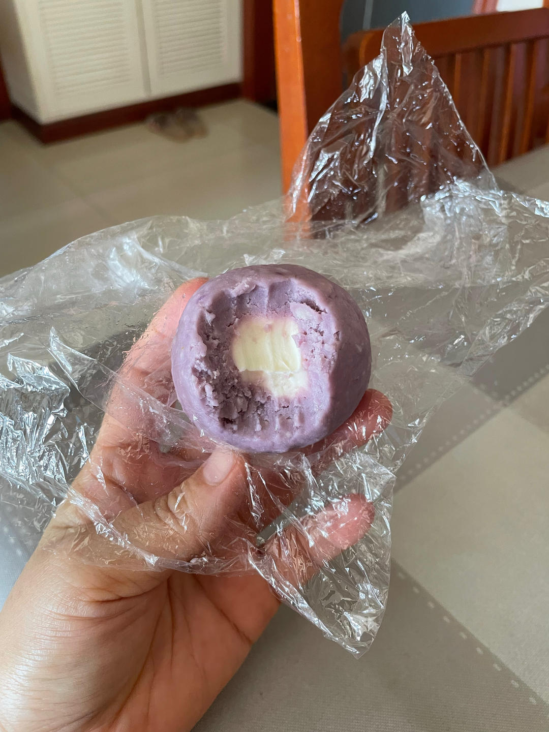 低卡芋泥奶酪球｜芋泥控