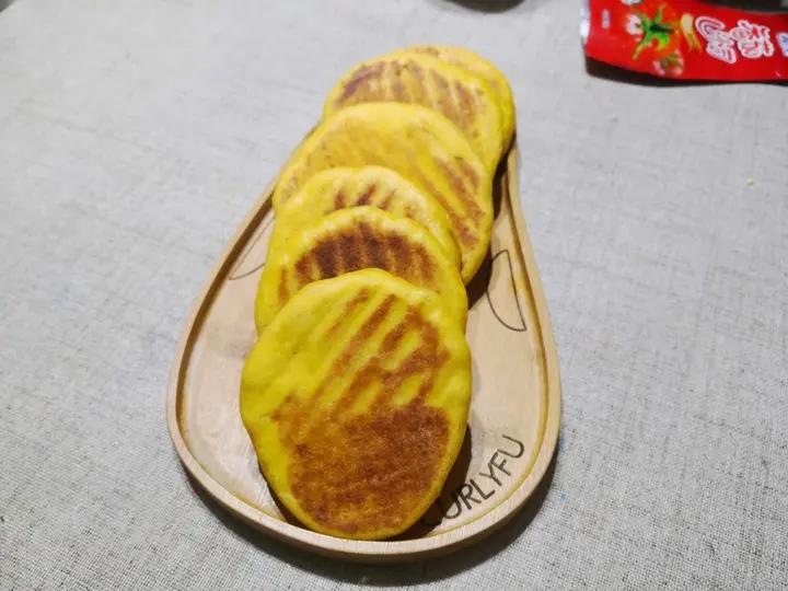 堂妈小厨——发面南瓜饼