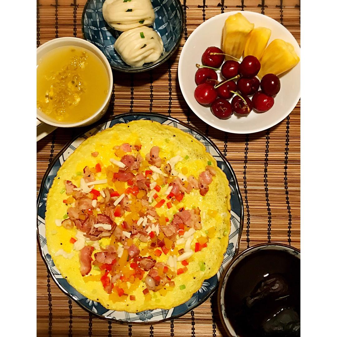 西式早餐—煎蛋饼omelet