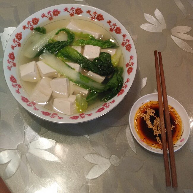 青菜豆腐汤