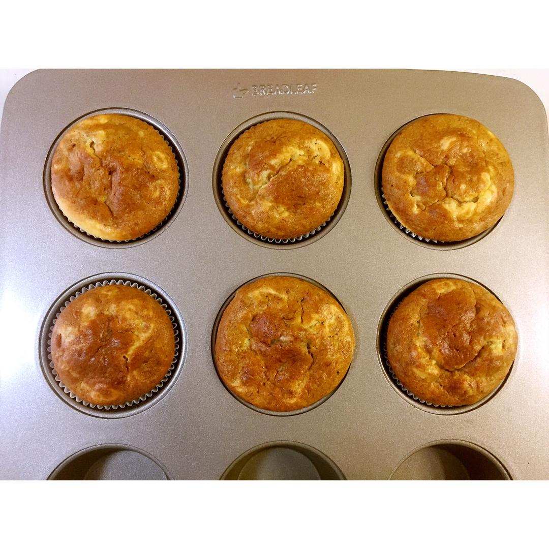 香蕉芝士玛芬蛋糕 Banana & Cream cheese Muffin