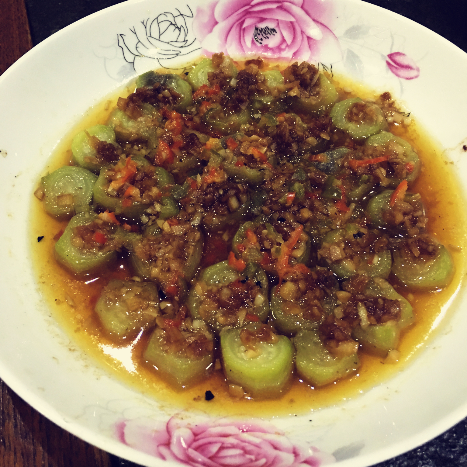 蒜蓉蒸丝瓜