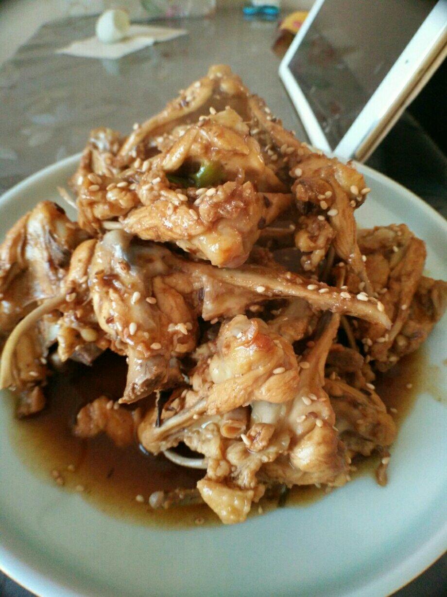 水墨家小骨做的孜然炒鸡架