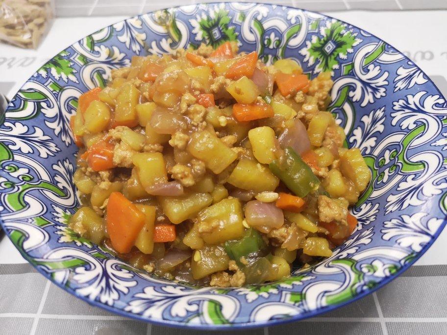 ㊙️香菇土豆肉沫拌饭❗️比外卖还好吃