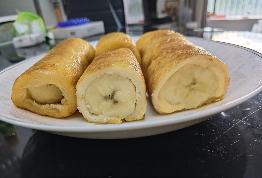 香蕉吐司卷