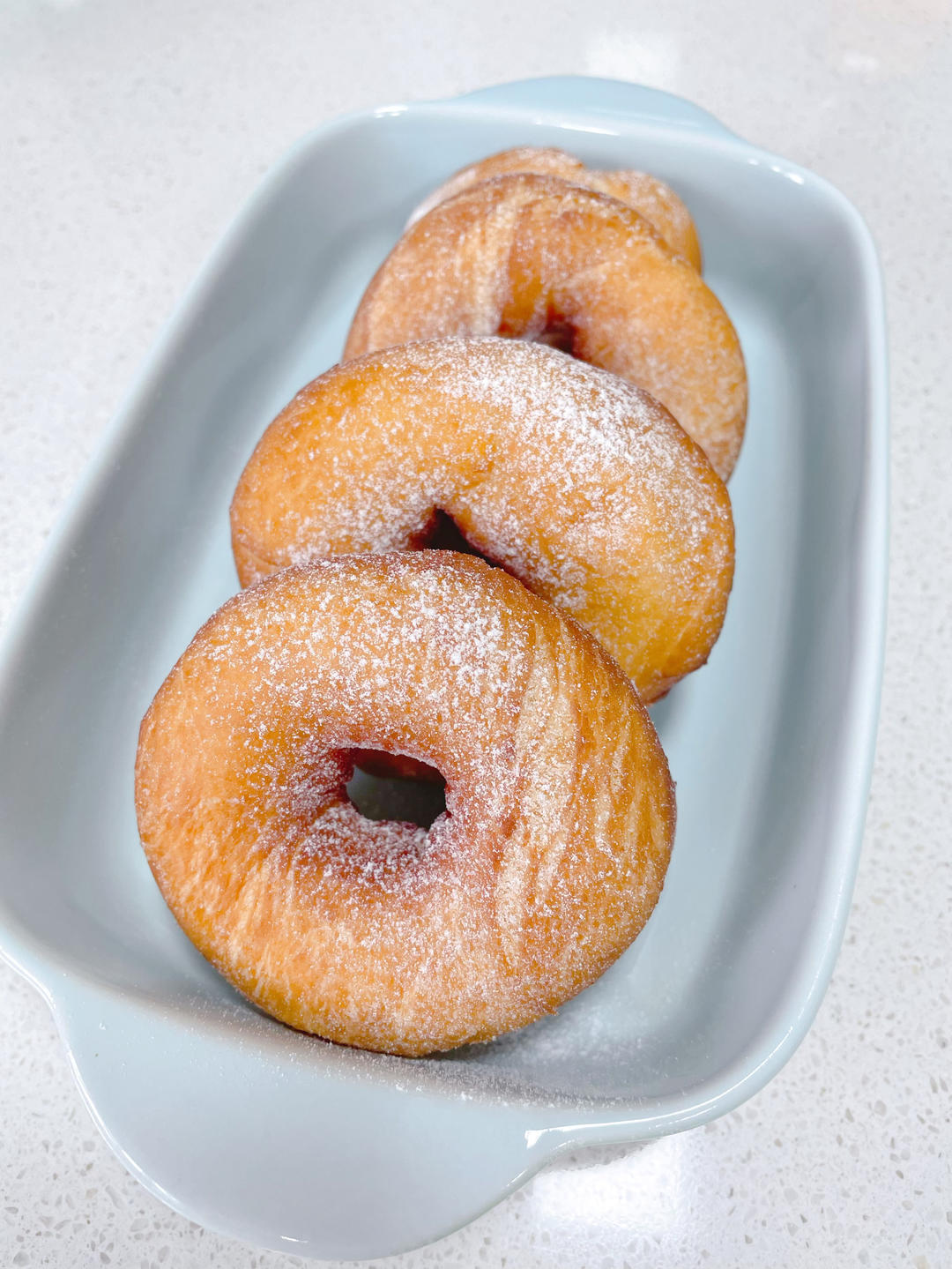 砂糖甜甜圈，不用烤箱甜蜜松软好好吃