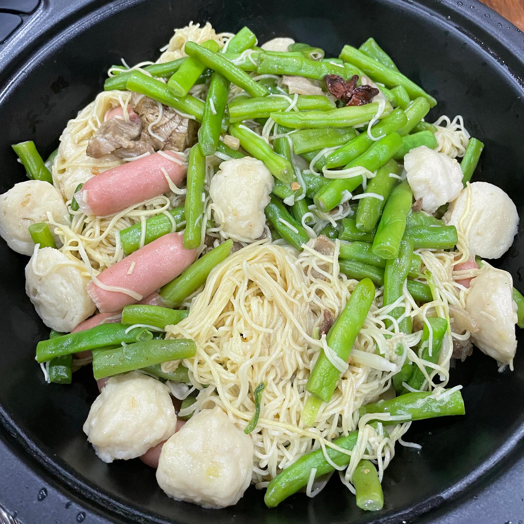 家庭版豆角焖面