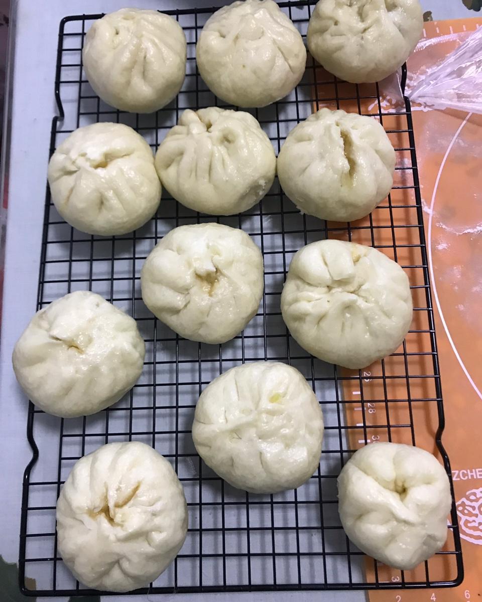 乖-16做的芥菜鲜肉包