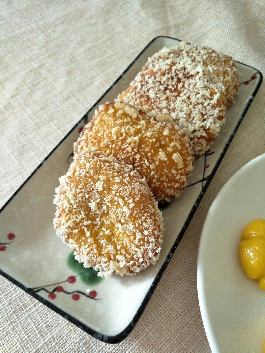 雪花南瓜饼