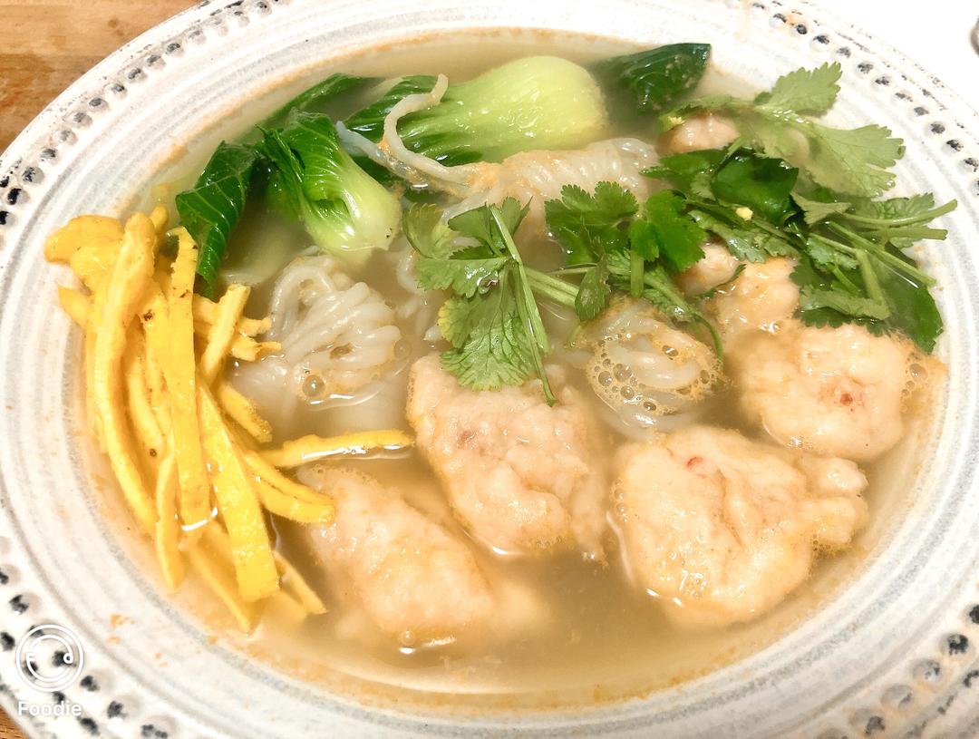 【低卡】蛋烧虾滑魔芋的做法