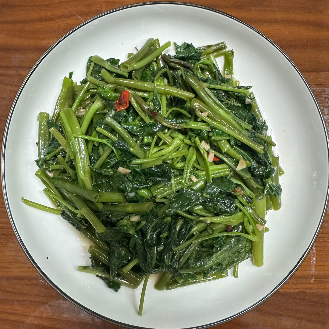 快手零失败！在家复刻酒楼白腐乳空心菜