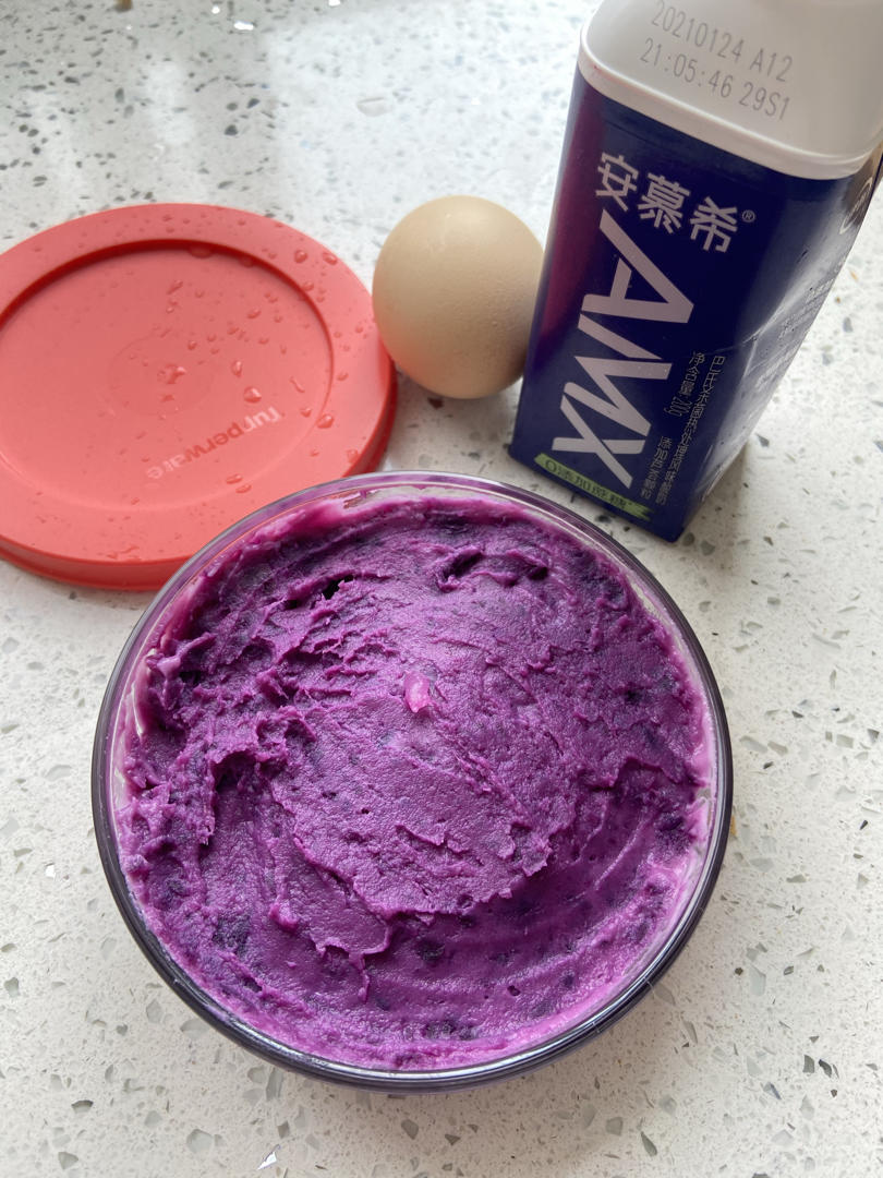 低脂饱腹又好吃|酸奶紫薯泥吐司卷