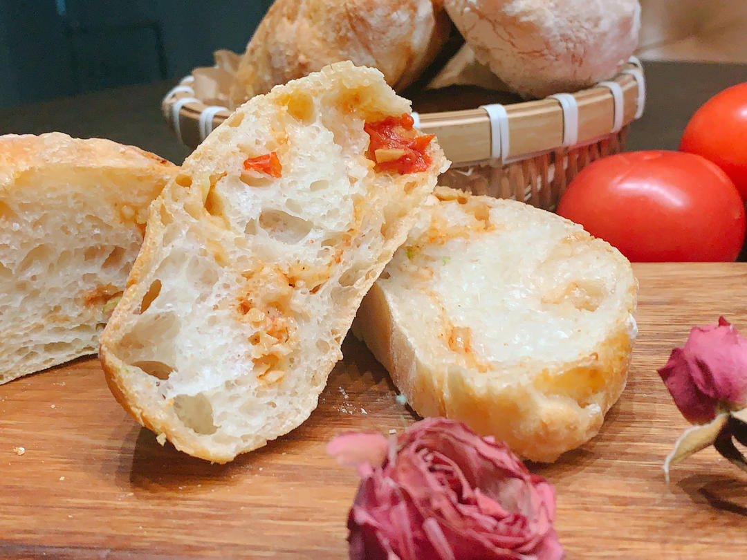 【ciabatta】家庭版恰巴塔，软乎乎的拖鞋面包