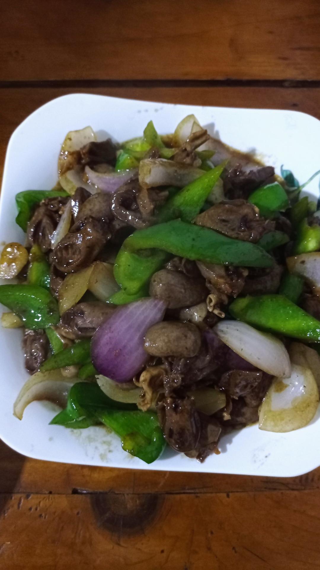 孜然鸡心