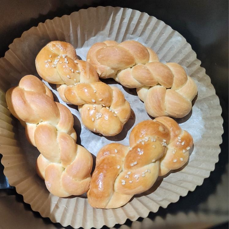 低脂麻花，空气炸锅版