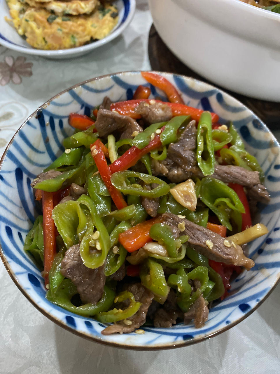 超简单的杭椒牛柳，米饭杀手！家常开胃菜哦～
