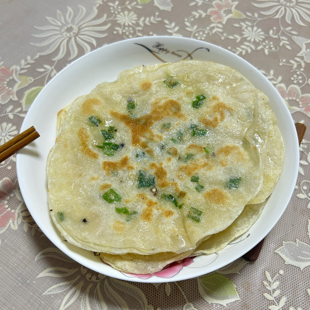 葱油饼（饺子皮版）