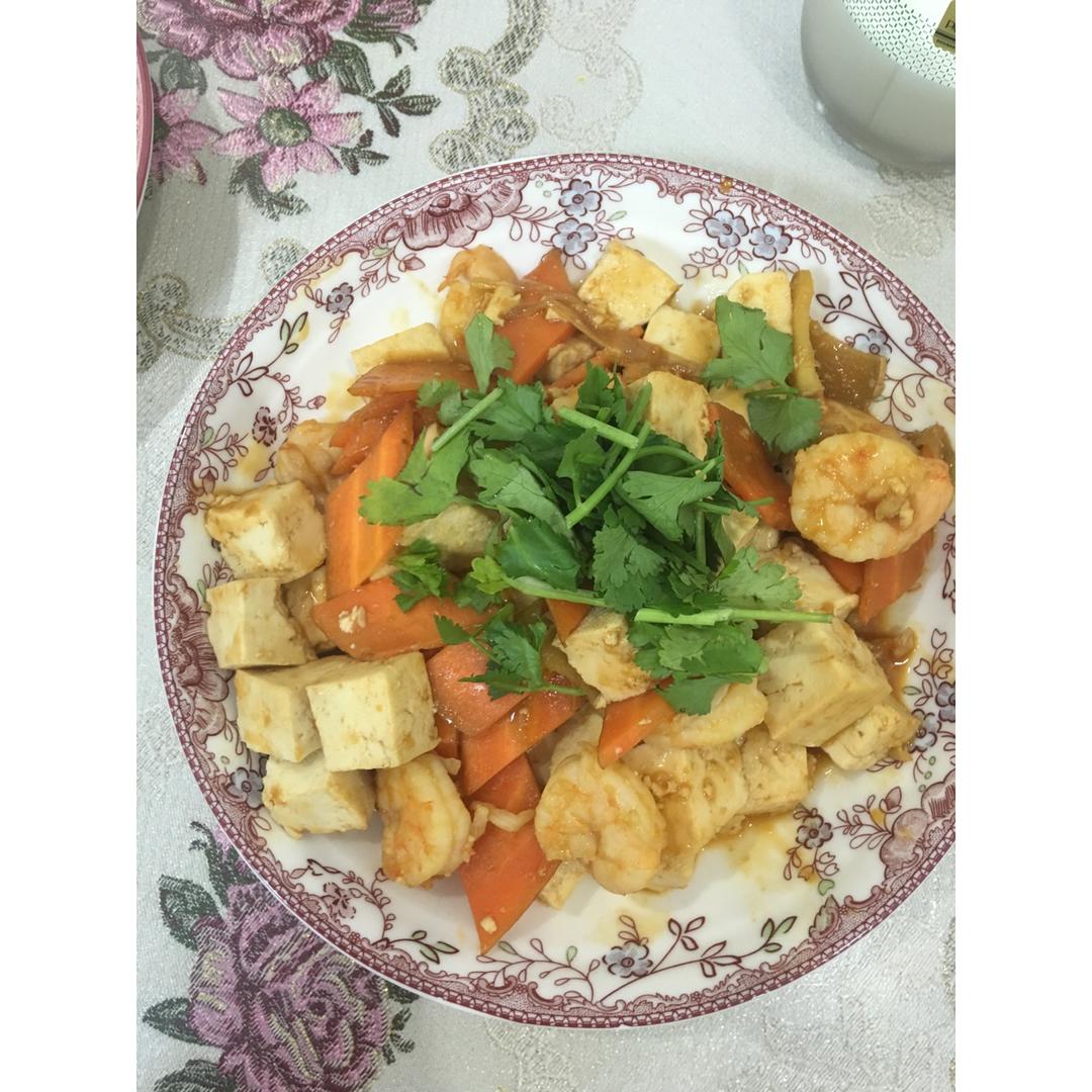 虾仁豆腐