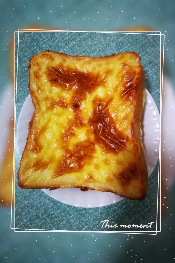 耗耗妈做的奶酪面包片