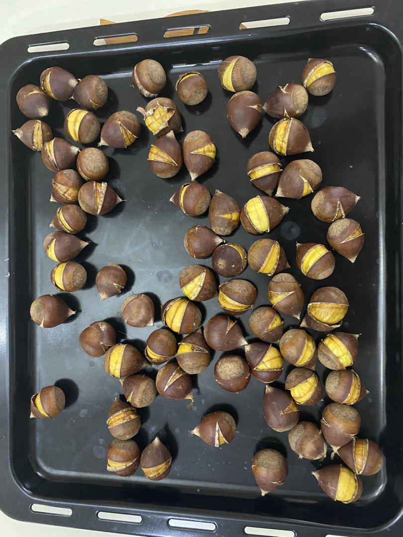 烤板栗（超简单全程30分钟）